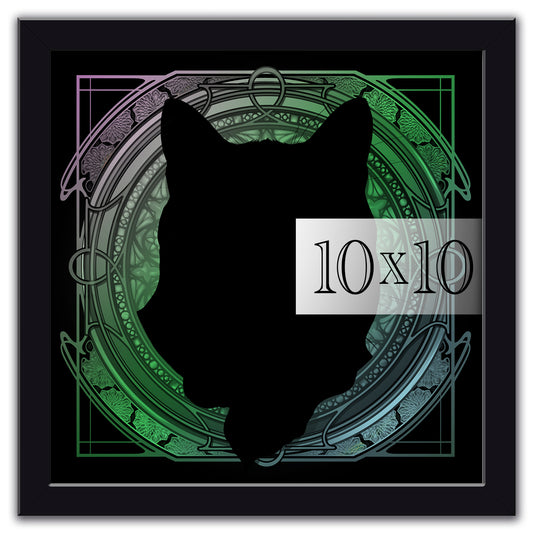 10x10 Black Frame