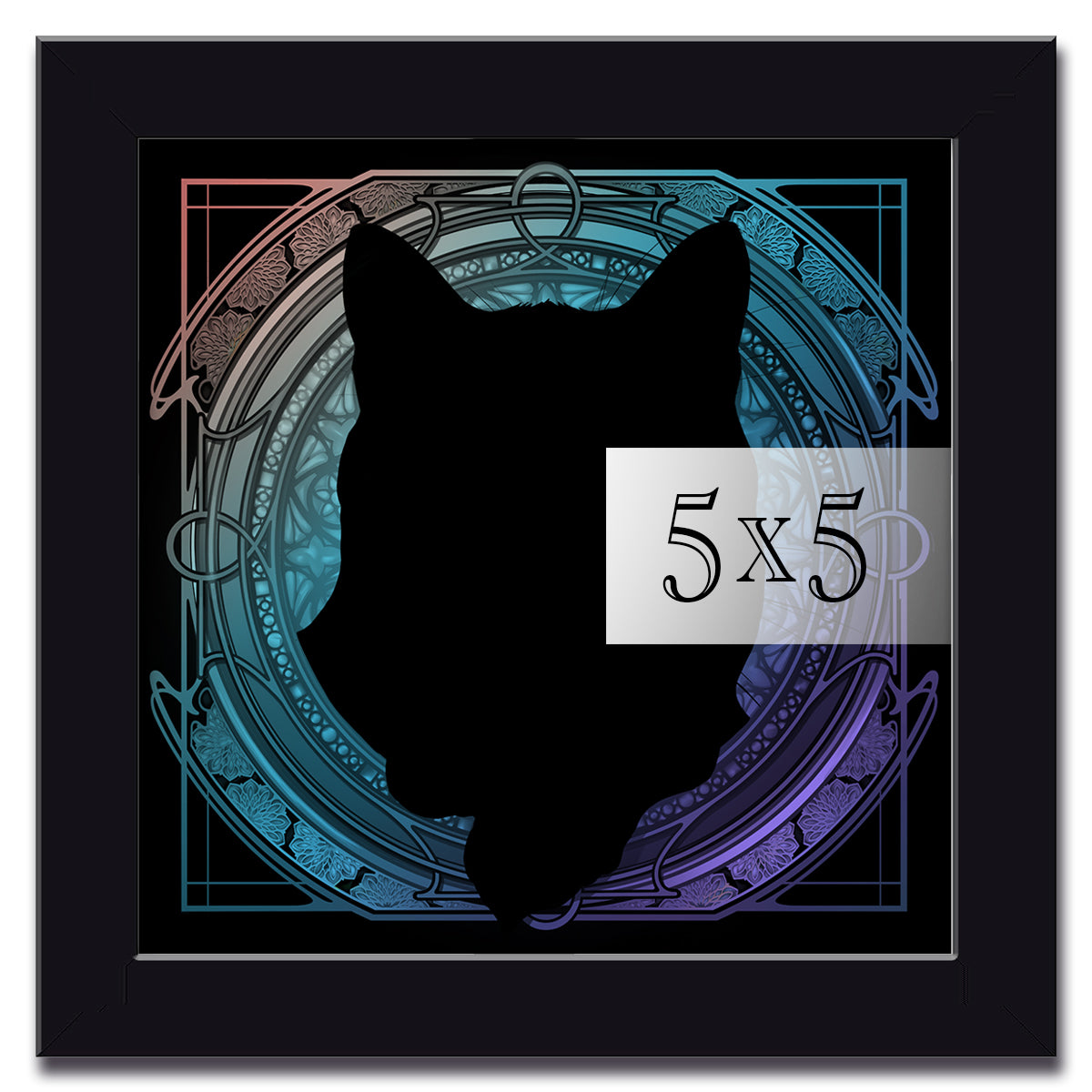 5x5 Black Frame
