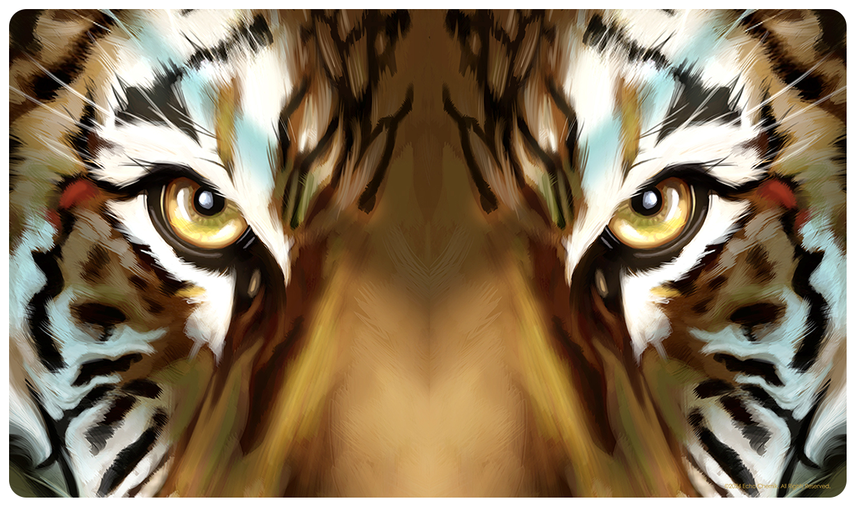 Tiger Eyes Playmat