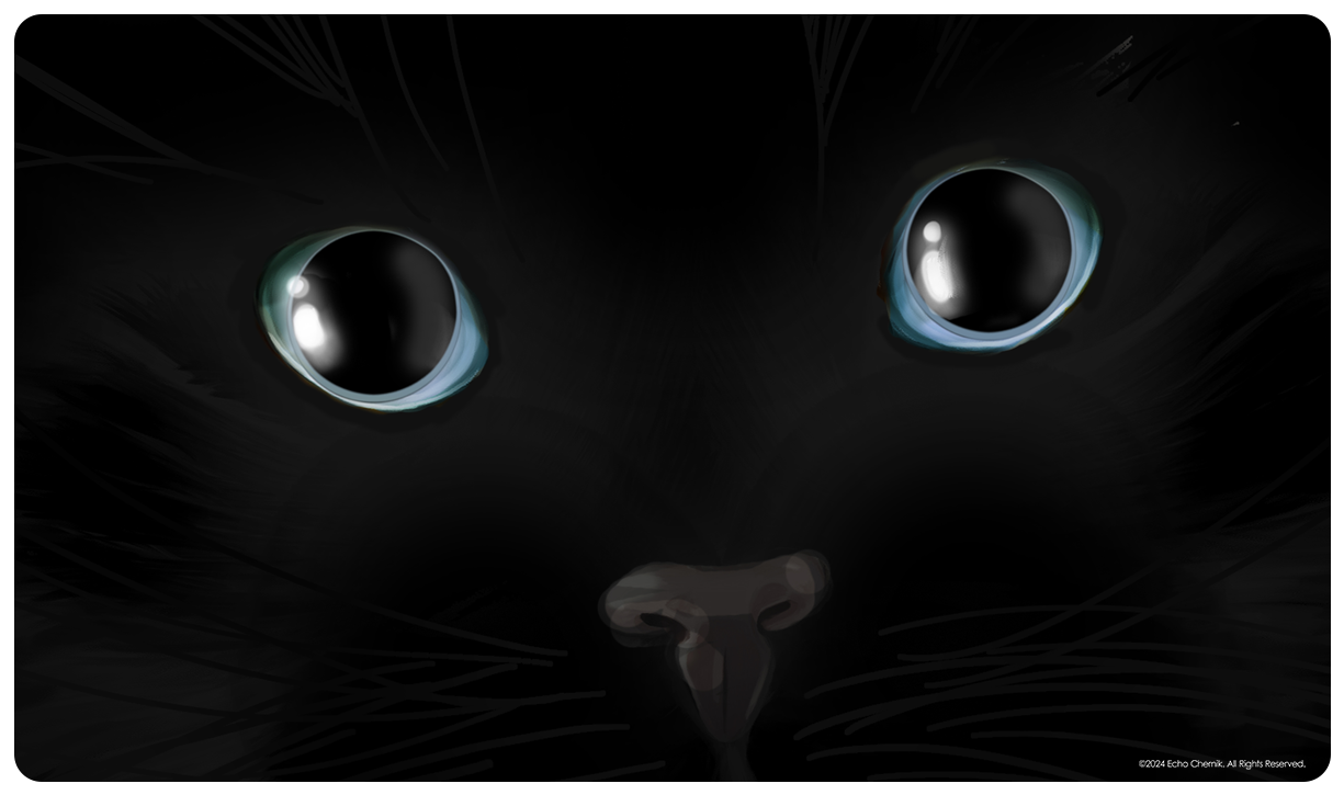 Void Kitten Dragon Eyes Playmat