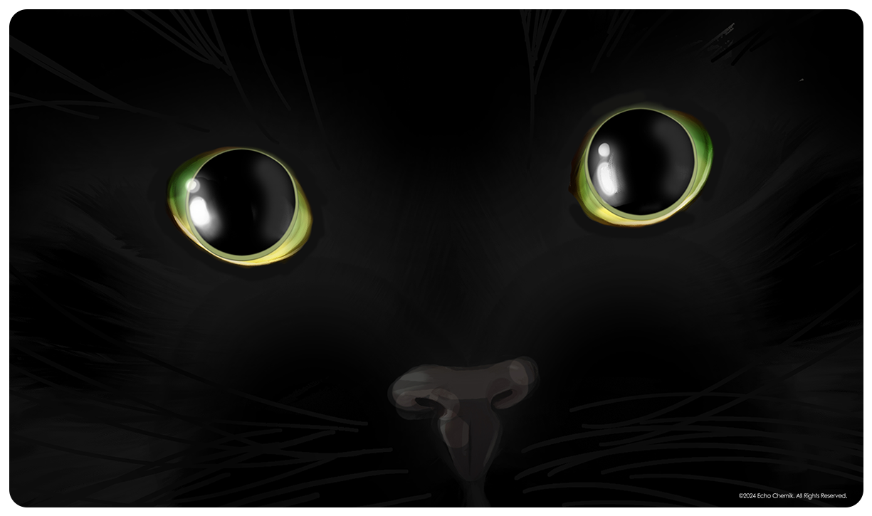 Void Kitten Dragon Eyes Playmat