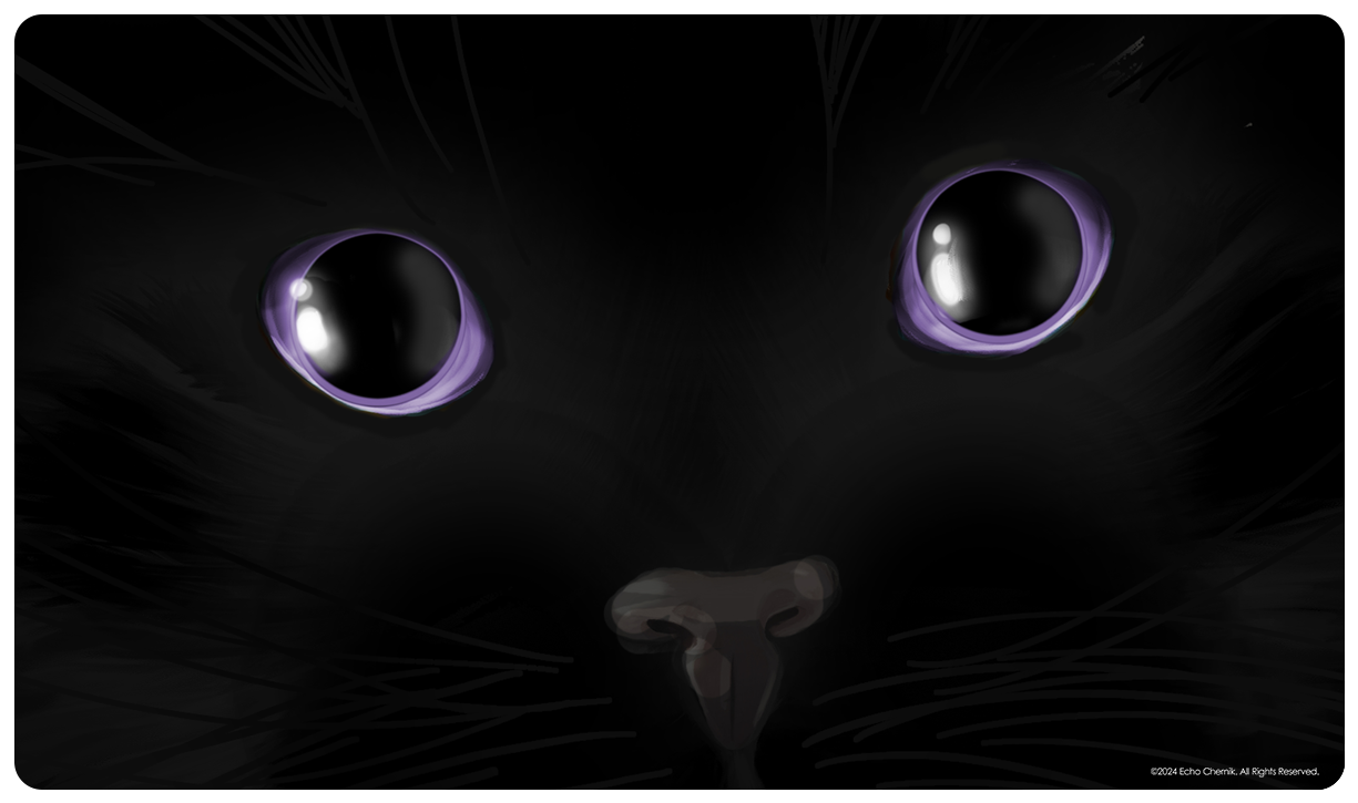 Void Kitten Dragon Eyes Playmat
