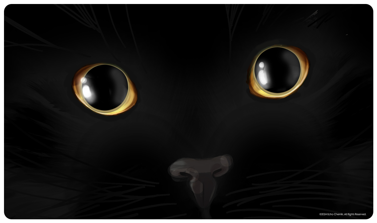 Void Kitten Dragon Eyes Playmat