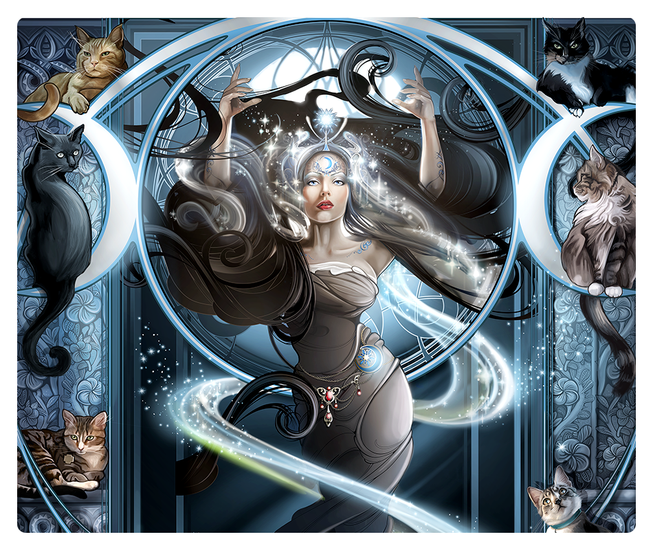 "Nyx: Goddess of Night" Mousepad