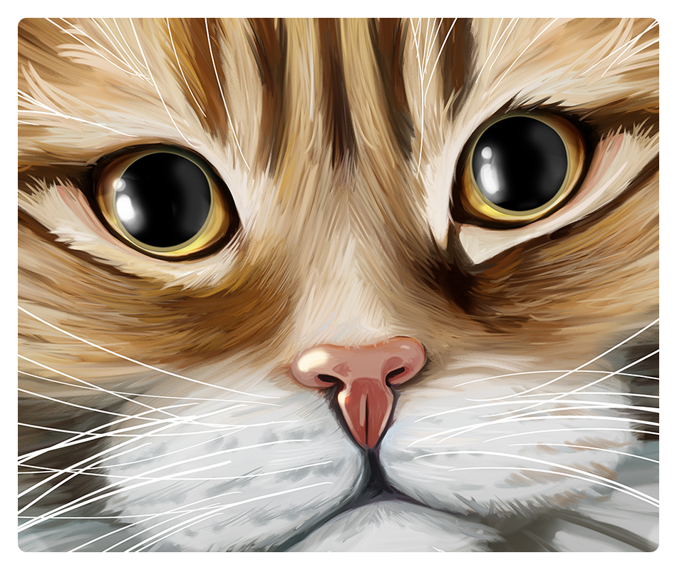 Tabby Tux Brown Dragon Eyes Mousepad