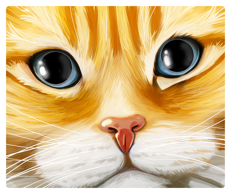 Tabby Tux Orange Dragon Eyes Mousepad