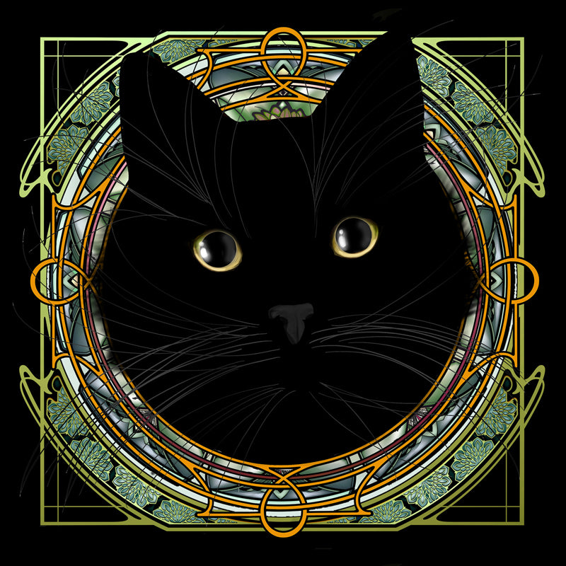 Void Kitten - Rose Window Print