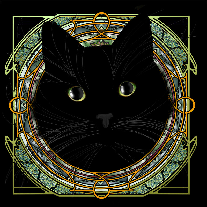 Void Kitten - Rose Window Print